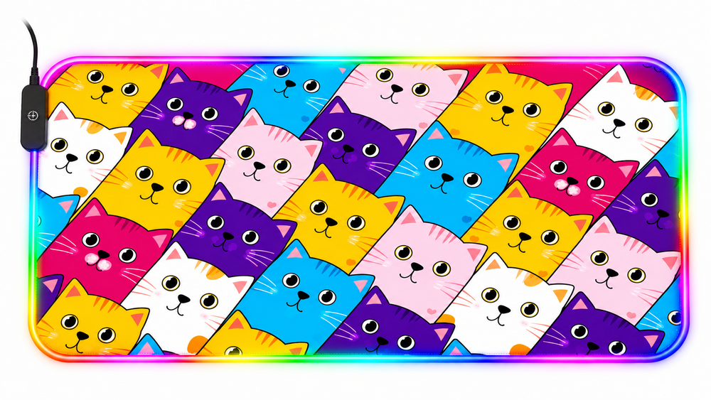 RGB Gaming Mouse Pad 800×300mm | Extended Keyboard & Mouse Mat