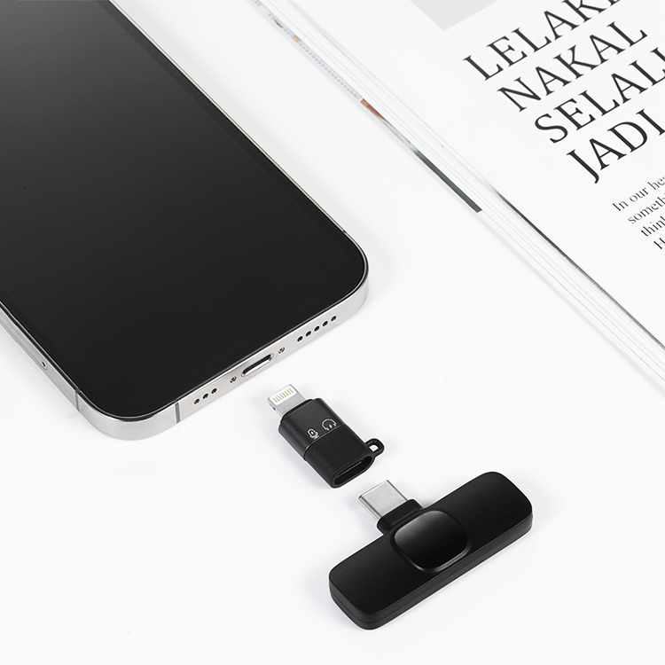 K9 Wireless Bluetooth Lavalier Microphone for Type C and Lightning – Noise Cancellation | 20M Range | Plug & Play