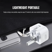 iPhone 20W PD 3-Pin Wall Charger + Lightning Data Cable | USB-C Power Adapter | Super Fast Charging | Compatible with All Apple Devices