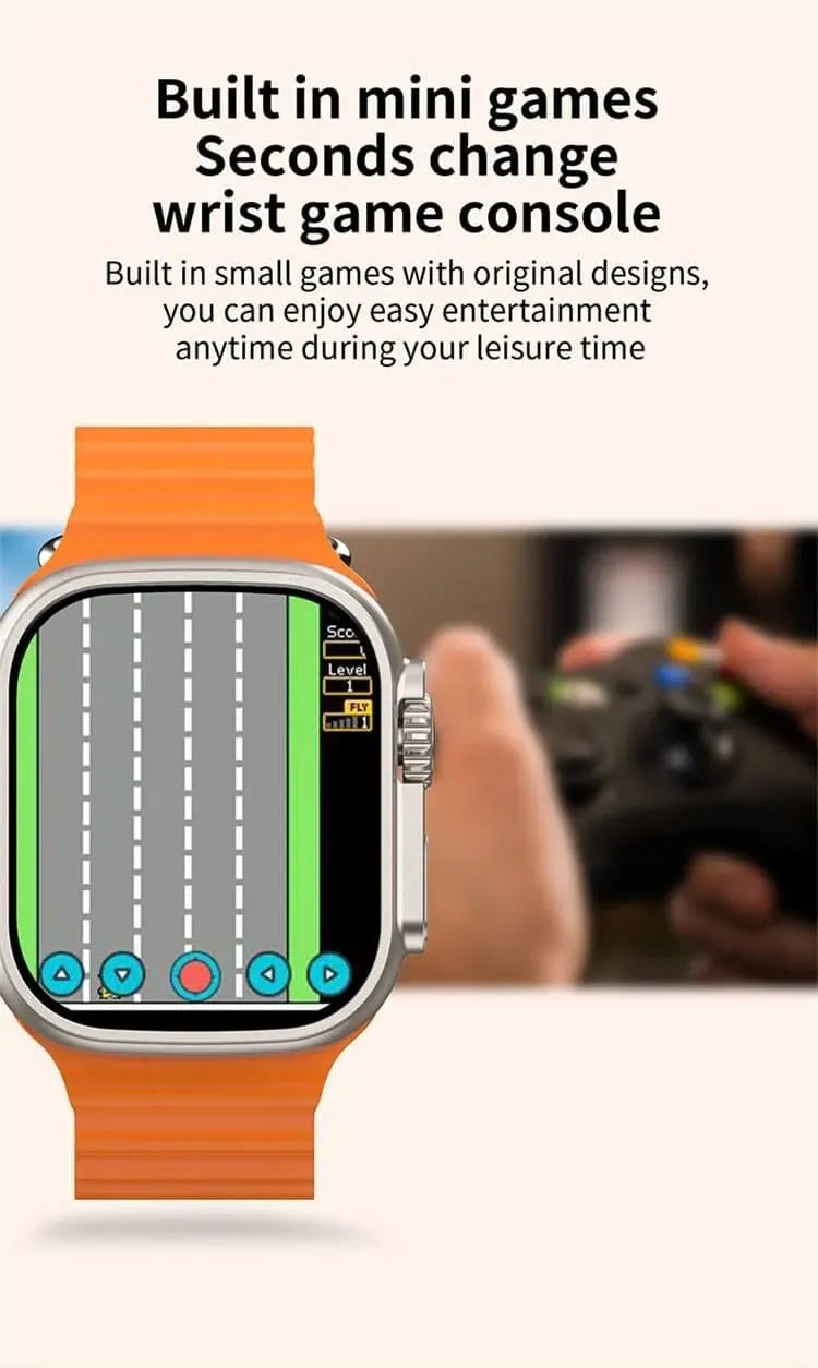 I18 Ultra Smartwatch for Men & Women – Bluetooth Calling, Heart Rate Monitor, HD Infinite Display & Multi-Sports Fitness Tracker