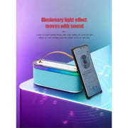 KTS-2112 Portable Bluetooth Speaker with Heavy Bass, RGB Lights, Dual Speakers, Type-C Charging, USB & TF Card Support